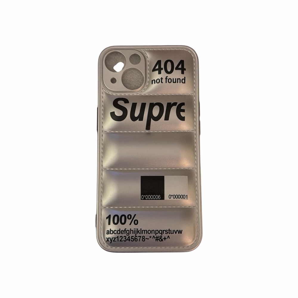 Supre 404 Not Found Puff Jacket iPhone 14